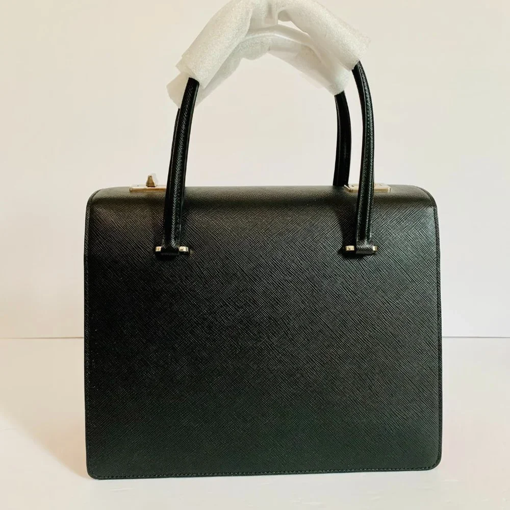 PRADA SAFFIANO LEATHER LIP PRINT HANDLE BAG LIMITED EDITION MADE IN ITALY - Picture 4 of 12